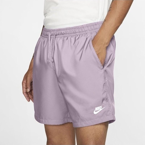 NIKE‎ RETRO WOVEN SHORT Iced Lilac & White Size XXL - Picture 1 of 10